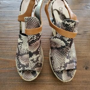 Carlos Santana, size 10 snake print